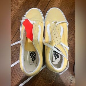 yellow vans size 8 women 6.5 men nwt